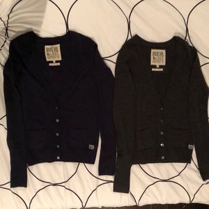 Two Ruehl No. 925 Cardigans EUC Size Small